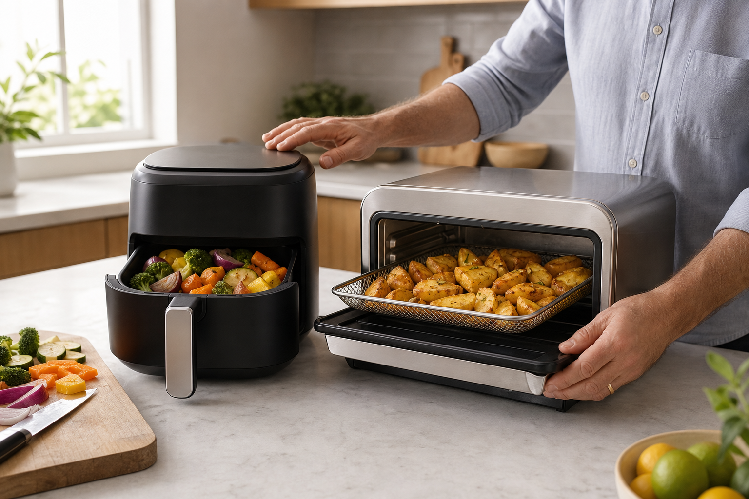 Basket Air Fryer vs Oven-Style Air Fryer: Which Fits Your Kitchen Better?