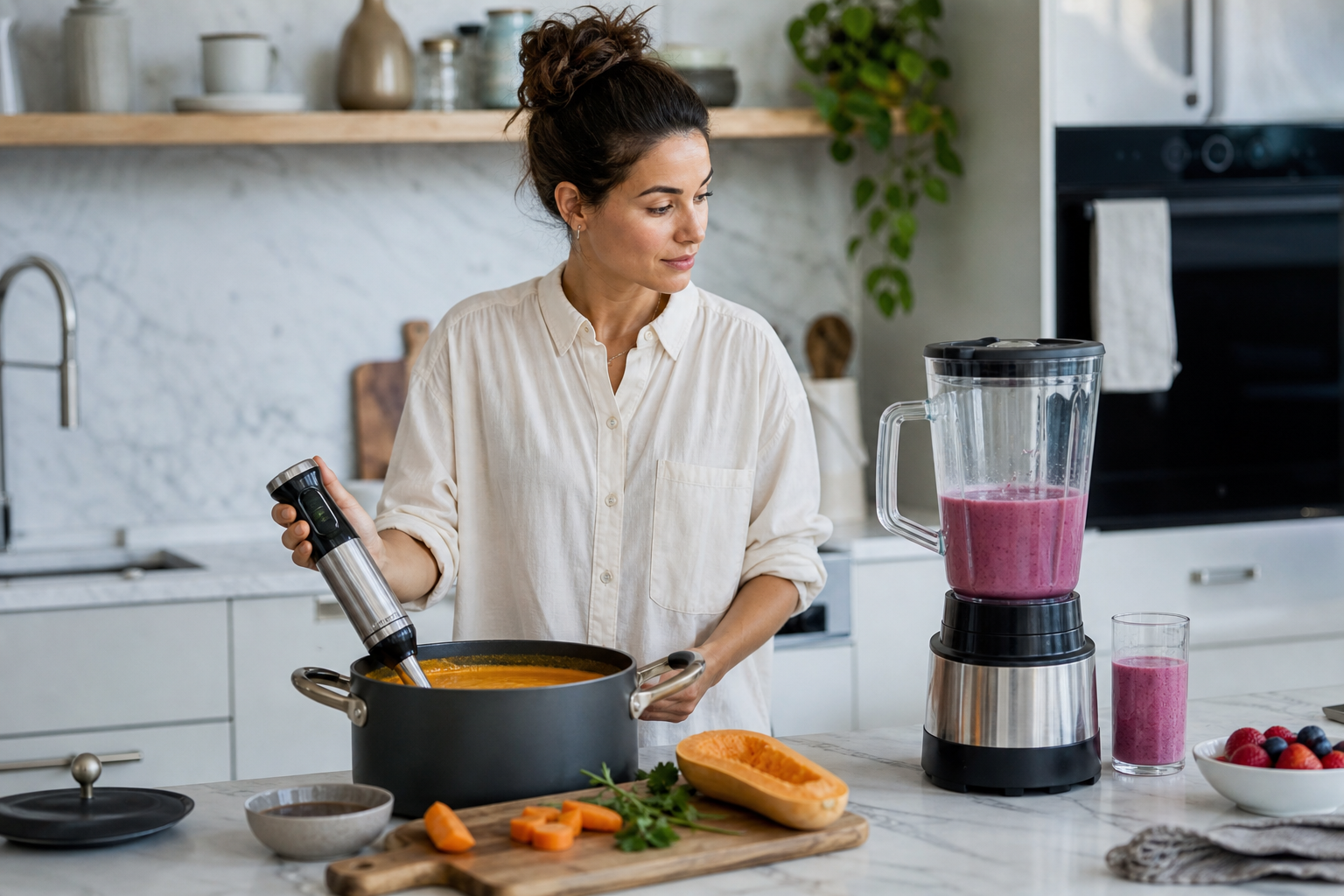 Immersion Blender vs Countertop Blender: Which Fits Your Cooking Routine?