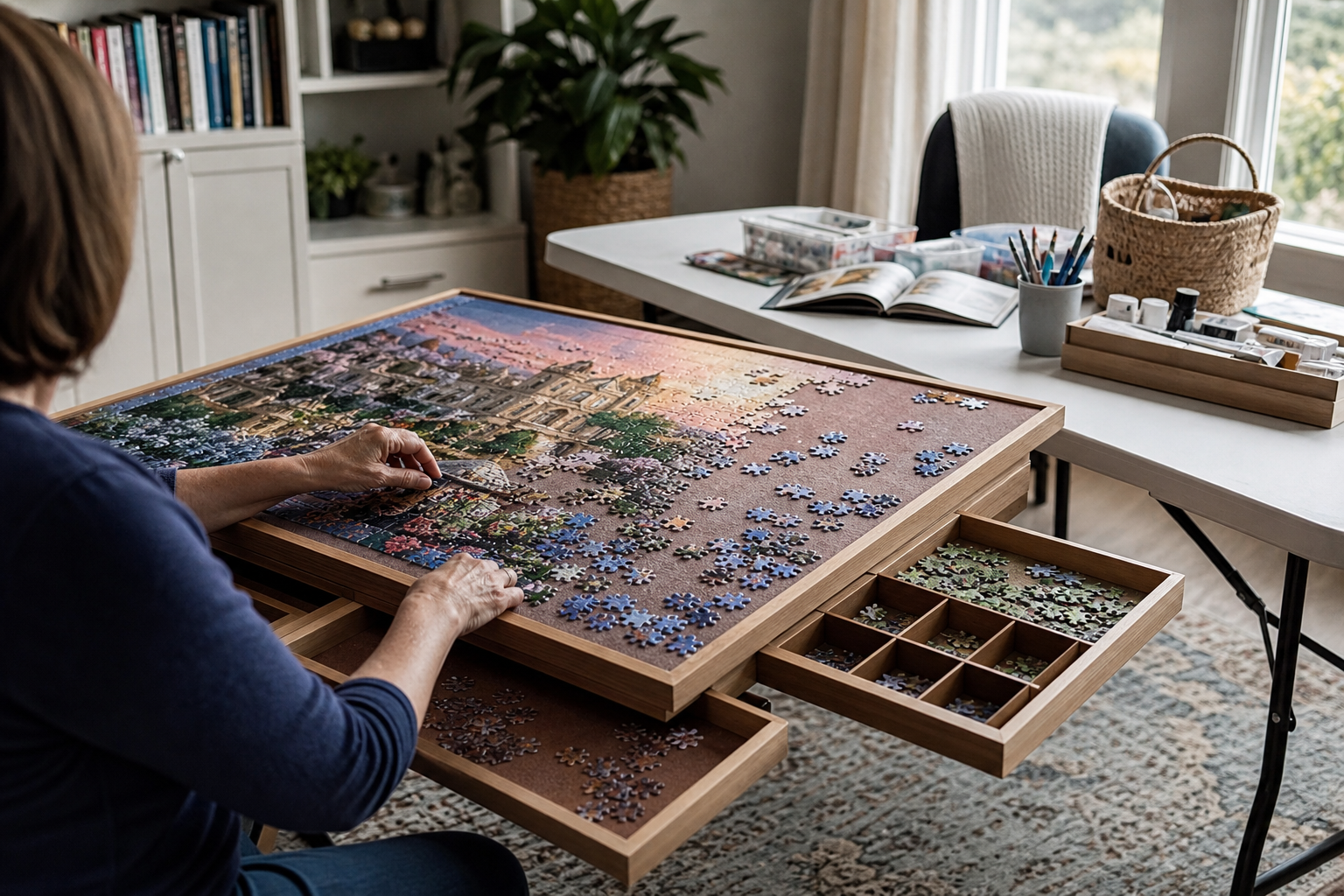 Puzzle Table vs Folding Table: Which Makes Hobbies Easier To Set Up?